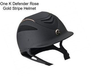 One K Defender Rose Gold Stripe Helmet