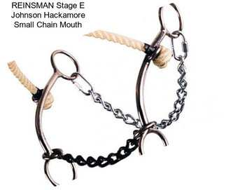 REINSMAN Stage E Johnson Hackamore Small Chain Mouth