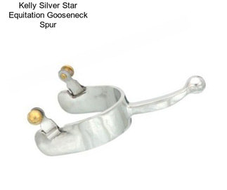 Kelly Silver Star Equitation Gooseneck Spur