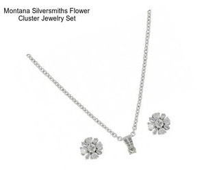 Montana Silversmiths Flower Cluster Jewelry Set