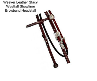 Weaver Leather Stacy Westfall Showtime Browband Headstall