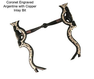 Coronet Engraved Argentine with Copper Inlay Bit