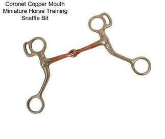 Coronet Copper Mouth Miniature Horse Training Snaffle Bit