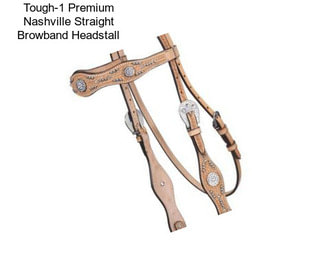 Tough-1 Premium Nashville Straight Browband Headstall