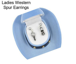 Ladies Western Spur Earrings