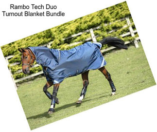 Rambo Tech Duo Turnout Blanket Bundle