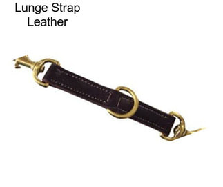 Lunge Strap Leather