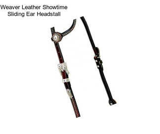 Weaver Leather Showtime Sliding Ear Headstall