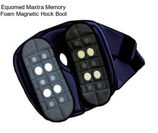 Equomed Maxtra Memory Foam Magnetic Hock Boot