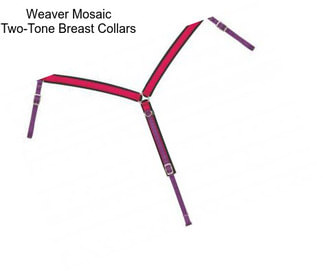 Weaver Mosaic Two-Tone Breast Collars