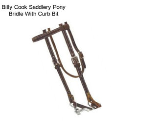 Billy Cook Saddlery Pony Bridle With Curb Bit