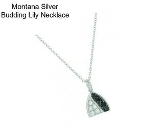 Montana Silver Budding Lily Necklace