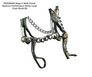 REINSMAN Stage C Molly Powell Maximum Performance Series Large Chain Mouth Bit