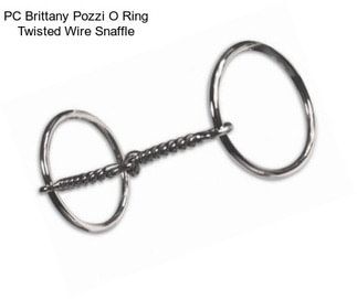 PC Brittany Pozzi O Ring Twisted Wire Snaffle