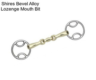 Shires Bevel Alloy Lozenge Mouth Bit