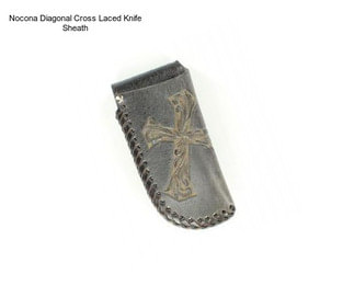 Nocona Diagonal Cross Laced Knife Sheath