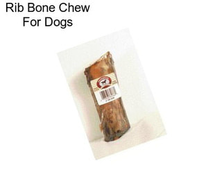 Rib Bone Chew For Dogs