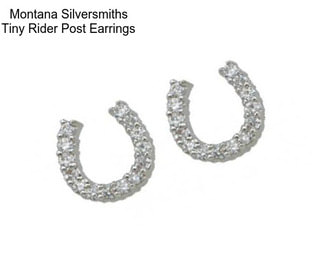 Montana Silversmiths Tiny Rider Post Earrings