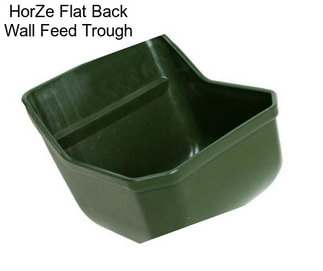 HorZe Flat Back Wall Feed Trough