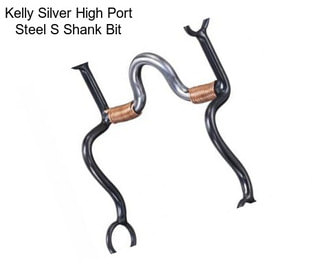 Kelly Silver High Port Steel S Shank Bit