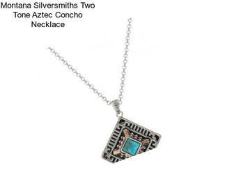 Montana Silversmiths Two Tone Aztec Concho Necklace