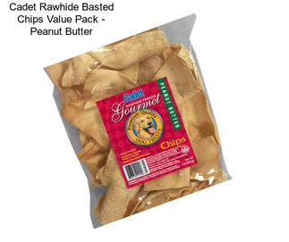 Cadet Rawhide Basted Chips Value Pack - Peanut Butter