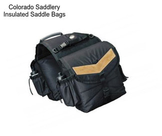 Colorado Saddlery Insulated Saddle Bags