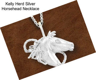 Kelly Herd Silver Horsehead Necklace