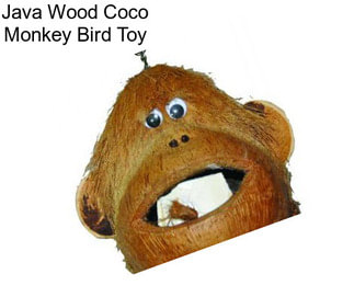 Java Wood Coco Monkey Bird Toy