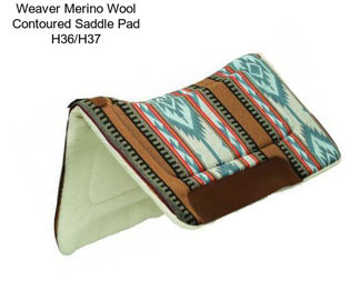 Weaver Merino Wool Contoured Saddle Pad H36/H37