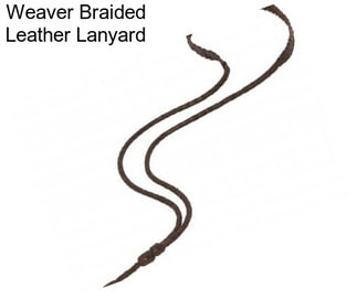 Weaver Braided Leather Lanyard