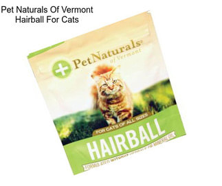 Pet Naturals Of Vermont Hairball For Cats