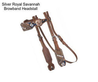 Silver Royal Savannah Browband Headstall