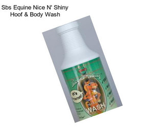 Sbs Equine Nice N\' Shiny Hoof & Body Wash