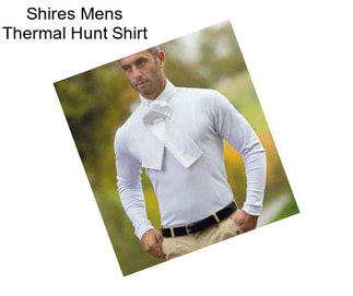 Shires Mens Thermal Hunt Shirt