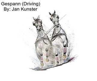 Gespann (Driving) By: Jan Kunster