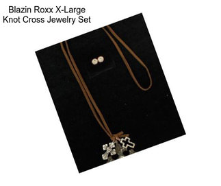 Blazin Roxx X-Large Knot Cross Jewelry Set