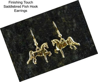 Finishing Touch Saddlebred Fish Hook Earrings