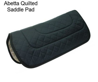 Abetta Quilted Saddle Pad