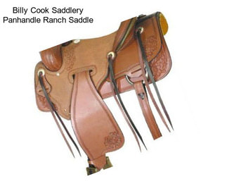 Billy Cook Saddlery Panhandle Ranch Saddle