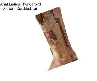 Ariat Ladies Thunderbird X-Toe - Crackled Tan