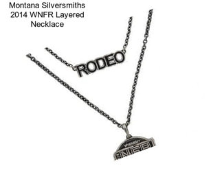 Montana Silversmiths 2014 WNFR Layered Necklace