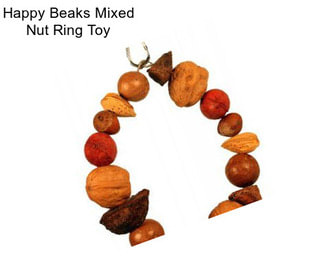 Happy Beaks Mixed Nut Ring Toy