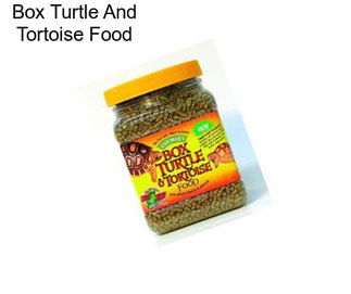 Box Turtle And Tortoise Food