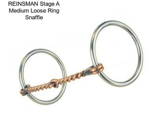 REINSMAN Stage A Medium Loose Ring Snaffle