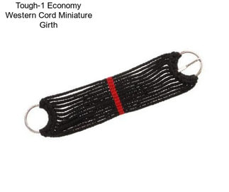 Tough-1 Economy Western Cord Miniature Girth