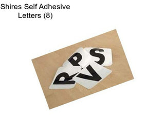 Shires Self Adhesive Letters (8)