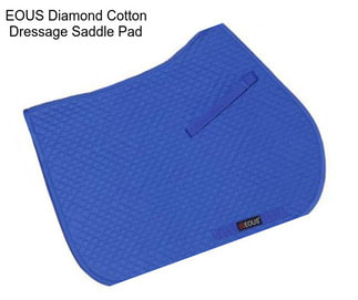 EOUS Diamond Cotton Dressage Saddle Pad