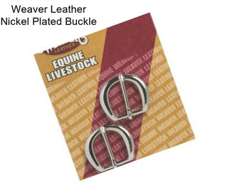 Weaver Leather Nickel Plated Buckle