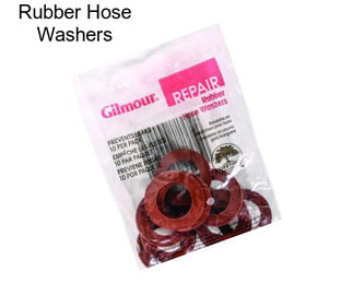 Rubber Hose Washers